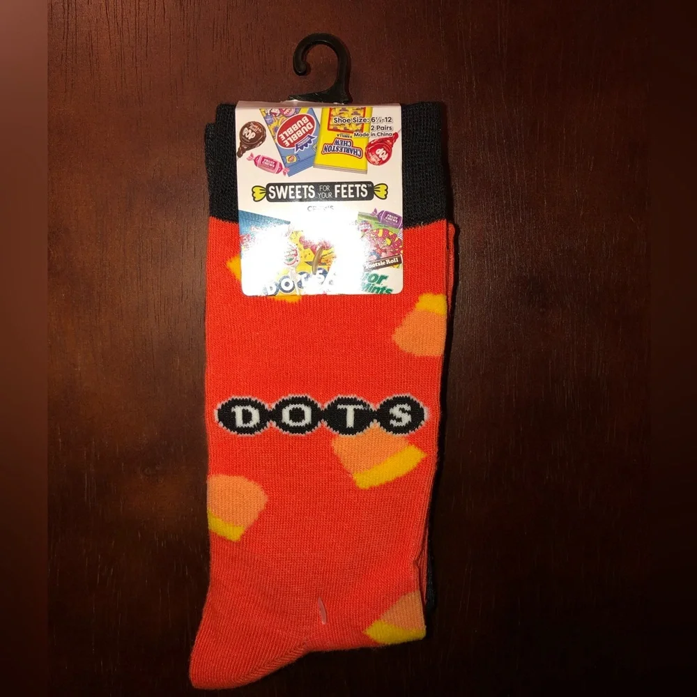 SWEETS FOR YOUR FEETS NOVELTY CREW SOCKS NWT MEN’S SHOE SIZE 6.5-12